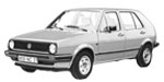 Volkswagen Golf 2 1983-1992 Short Shifters