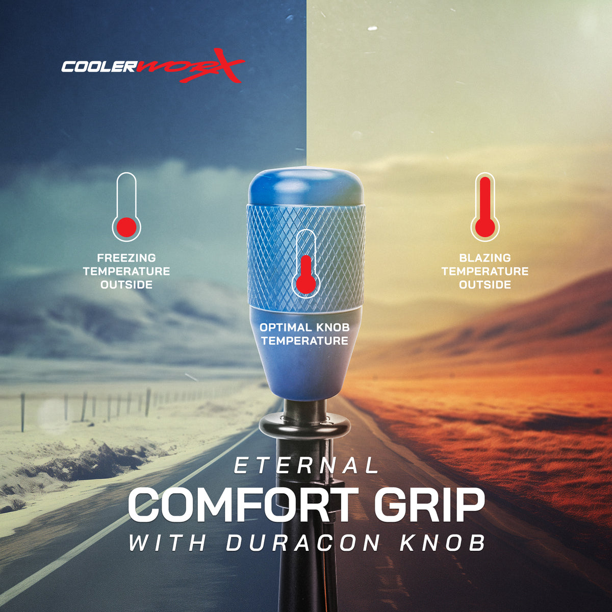 Coolerworx Thermoplastic Knob "Thermo Guard"